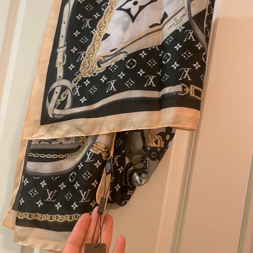 LOUIS VUITTON SILK MONOGRAM CONFIDENTIAL